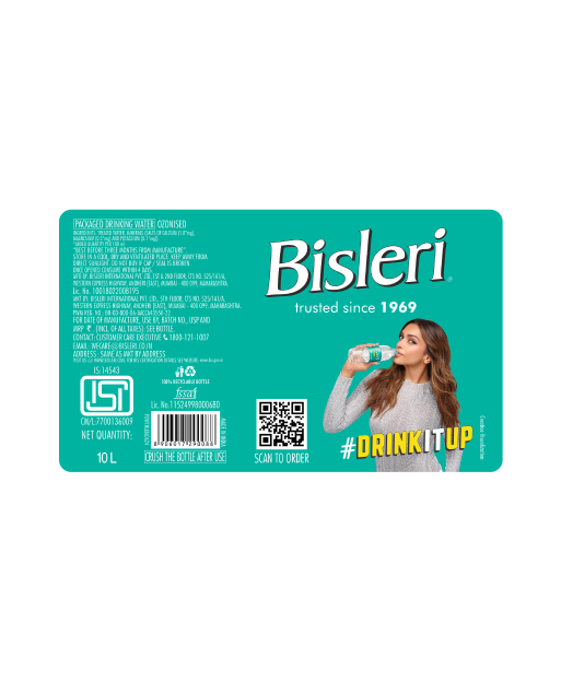 Bisleri 10 L Packaged Drinking Water image number 2